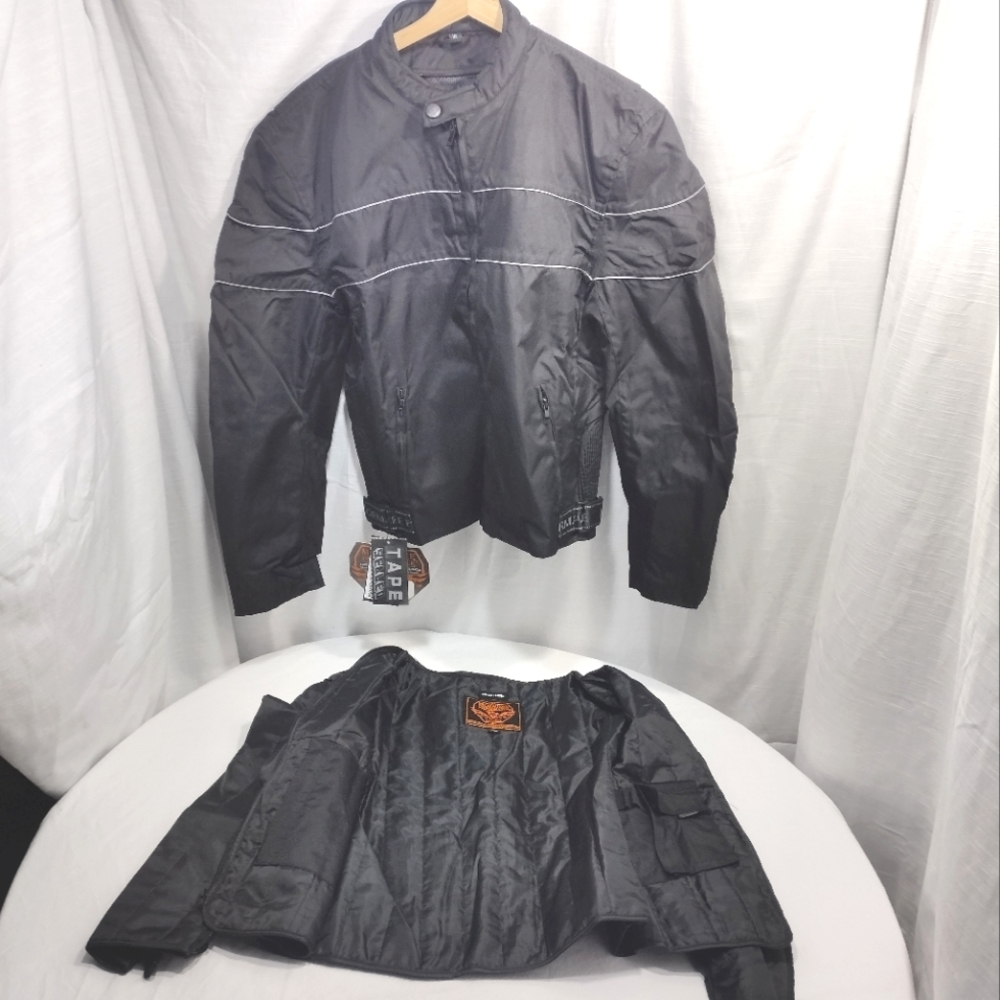 Milwaukee Performance Apparel Black Textile Waterproof Jacket W/Zip-Out Liner